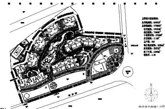 综合小区规划建筑设计CAD图纸 - 1