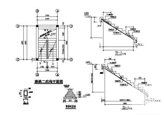 新农村经济3层别墅建筑CAD图纸 - 4