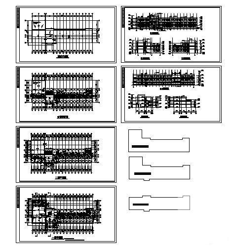 3层福利院宿舍建筑方案设计CAD图纸 - 1