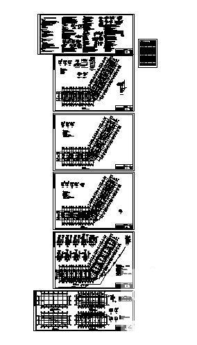 城市别墅式组合住宅楼建筑结构CAD施工图纸 - 4