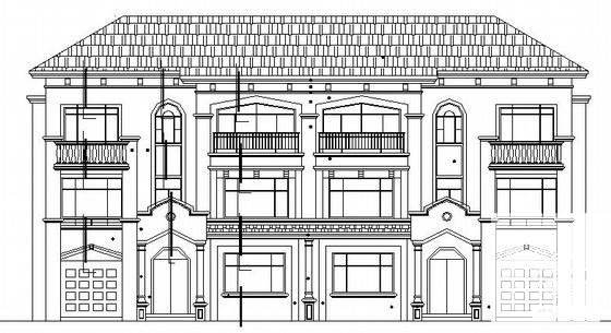 非常详细的3层别墅建筑施工CAD图纸 - 1