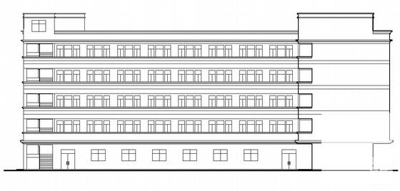 工厂5层宿舍楼建筑CAD施工图纸 - 4