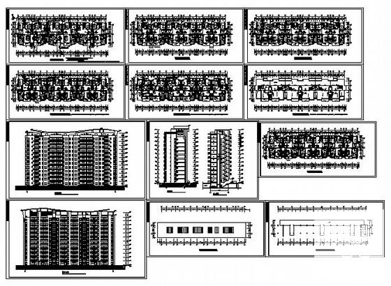 12层住宅楼建筑设计CAD图纸 - 2