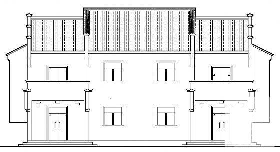 精美新农村小康住宅建筑设计CAD图纸 - 2