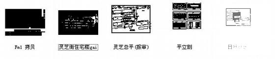 经典大方的5层住宅楼建筑设计CAD图纸 - 4