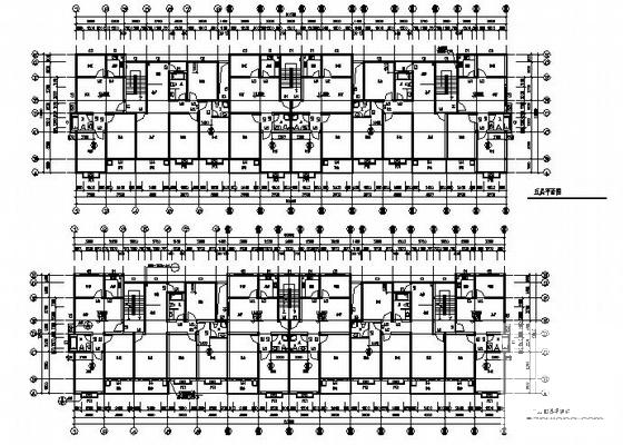 经典实用的6层住宅楼建筑CAD施工图纸 - 3