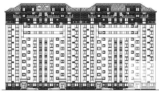 12层小高层住宅楼建筑方案设计图纸带效果图纸 - 2