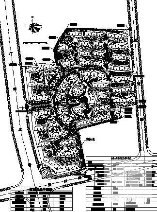 大型住宅区规划建筑设计CAD图纸 - 1