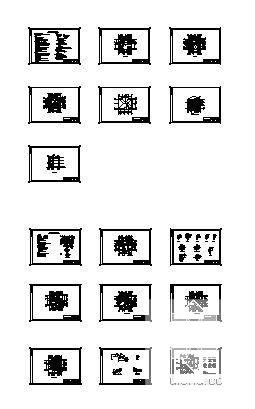 3层私人别墅建筑结构CAD图纸 - 2