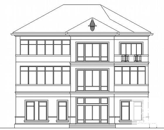 3层私人别墅建筑结构CAD图纸 - 3