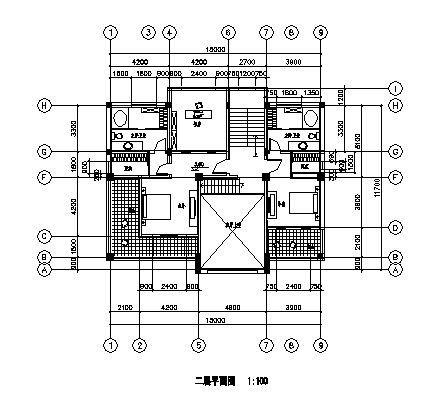 3层私人别墅建筑结构CAD图纸 - 4