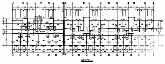 6层住宅楼建筑CAD施工方案图纸 - 1