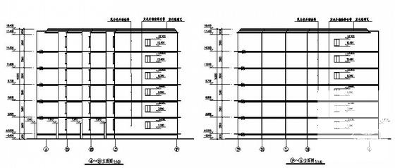 6层住宅楼建筑CAD施工方案图纸 - 2