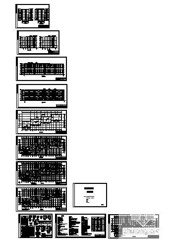 6层住宅楼建筑CAD施工方案图纸 - 4