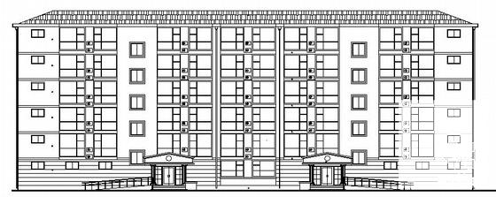 6层厂区宿舍楼工程建筑扩初CAD图纸（标注详细） - 2