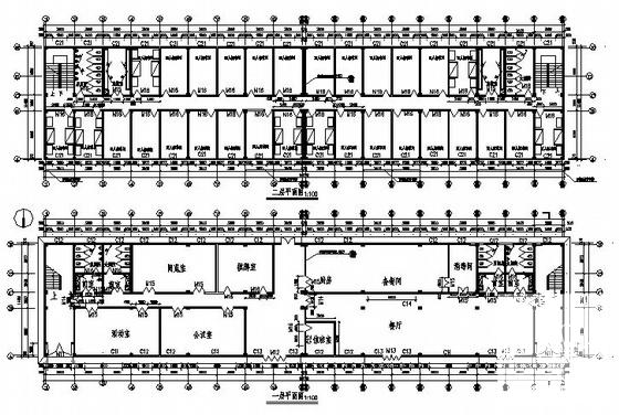工业园公寓楼建筑设计CAD图纸 - 3