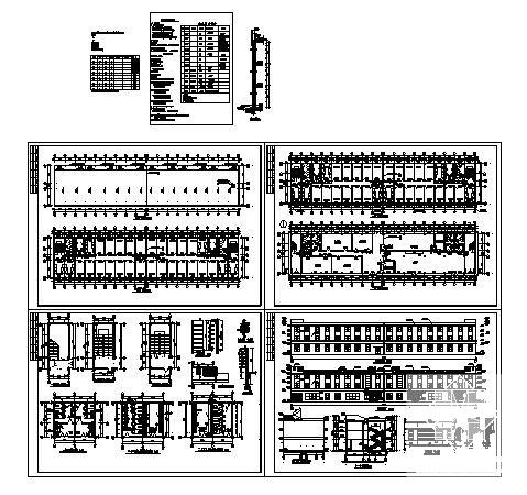 工业园公寓楼建筑设计CAD图纸 - 4