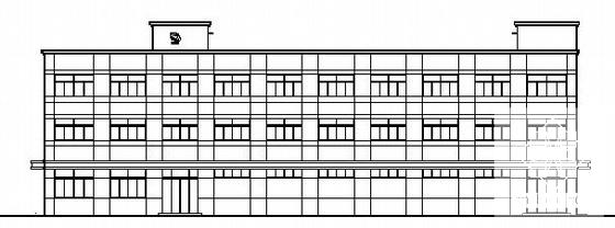 经典的3层公司宿舍楼建筑CAD图纸 - 3