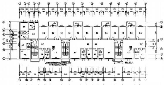 5层住宅楼建筑结构CAD施工图纸 - 1