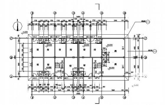 9层框架住宅楼建筑结构设计CAD图纸 - 4