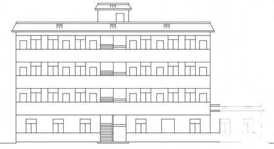 精美份4层宿舍建筑扩初CAD图纸 - 2