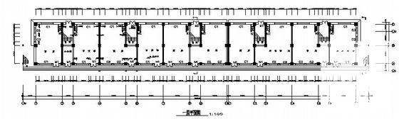 6层商住楼建筑结构设计方案CAD施工图纸 - 2