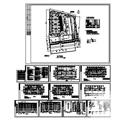 7层商住楼建筑设计CAD施工图纸 - 4