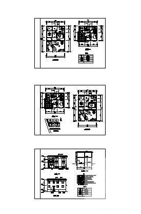 新农村建设砖混结构2层农村住宅楼建筑方案设计CAD图纸 - 3