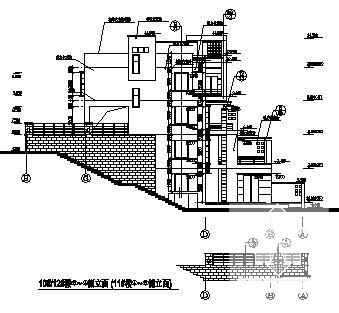 多层情景洋房建筑CAD施工图纸 - 3