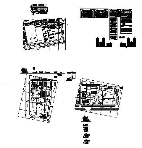 锦绣框剪结构住宅小区建筑方案设计CAD图纸 - 4