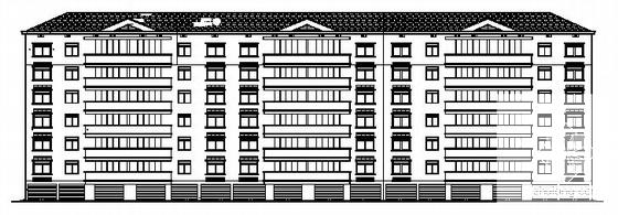 7层住宅楼建筑方案扩初CAD图纸 - 1