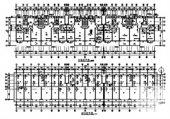 7层住宅楼建筑方案扩初CAD图纸 - 3