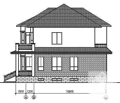 2层私人别墅建筑结构CAD施工图纸 - 3