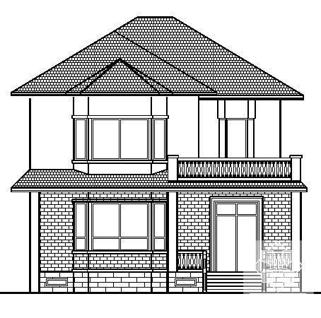 2层私人别墅建筑结构CAD施工图纸 - 4