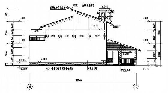 2层新农村住宅楼建筑结构水暖电CAD施工图纸（砌体结构） - 4