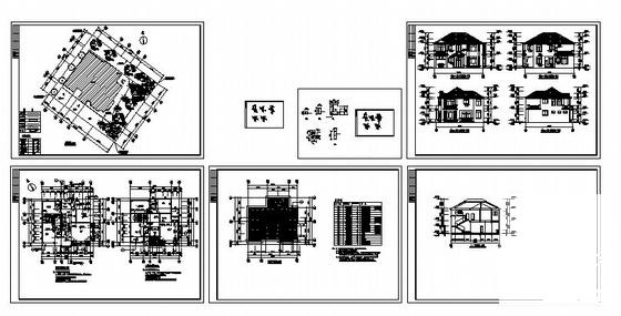 B102型别墅建筑CAD图纸 - 3