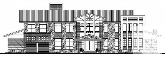 两层独立别墅建筑CAD图纸 - 4