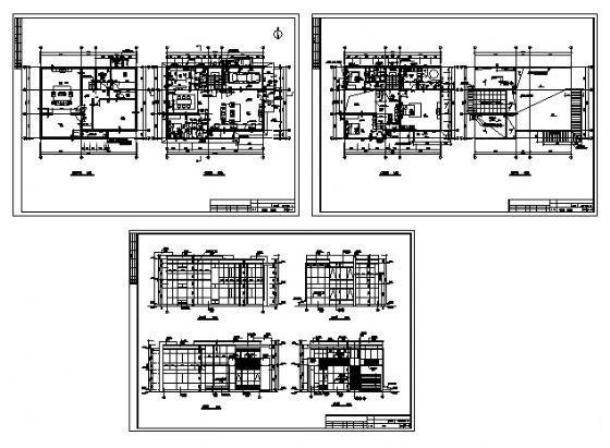 国内2层别墅区单体建筑CAD图纸 - 2