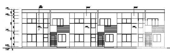 国内2层联排别墅建筑CAD图纸 - 1