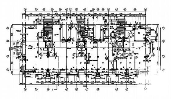 6层小高层住宅楼小区单体建筑群CAD施工图纸（36500平方米） - 1