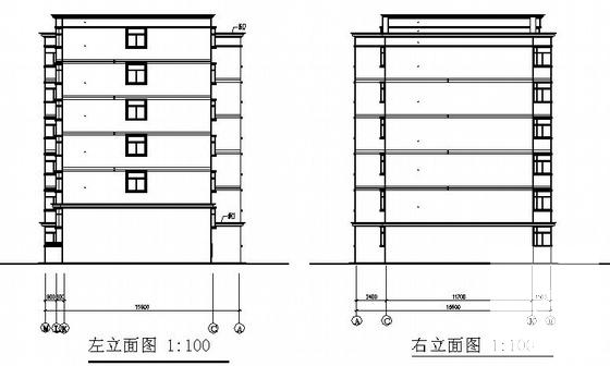 6层节能住宅楼建筑CAD施工图纸 - 2