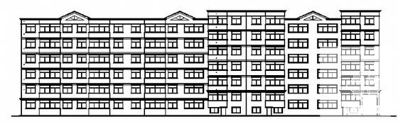 6层节能住宅楼建筑CAD施工图纸 - 3