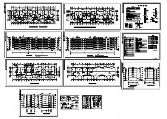 6层节能住宅楼建筑CAD施工图纸 - 4