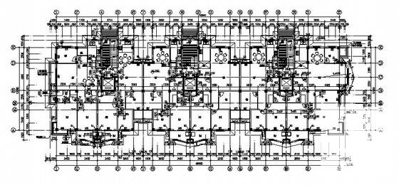 小区11层住宅楼建筑施工CAD图纸(4#楼) - 1