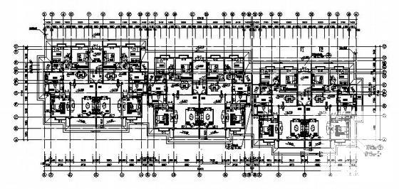 5层半复式住宅楼建筑结构CAD施工图纸（砌体结构） - 1