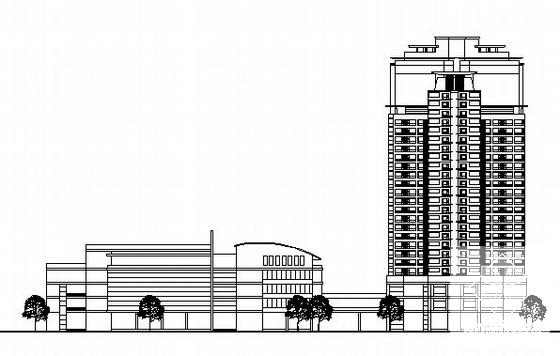 28层商住楼建筑CAD图纸 - 4