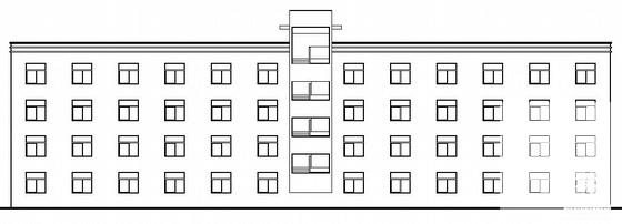 纺织厂宿舍楼建筑结构CAD施工图纸 - 3