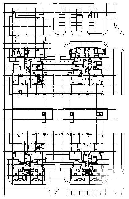 国内15层塔式商住楼CAD施工图纸 - 2