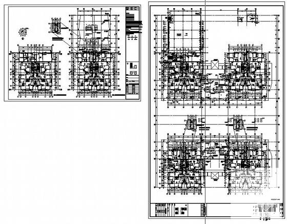 国内15层塔式商住楼CAD施工图纸 - 3