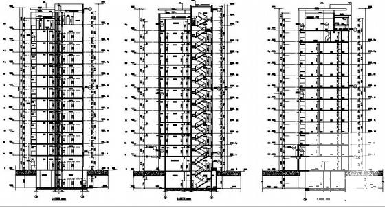 13层住宅楼建筑CAD施工图纸 - 1